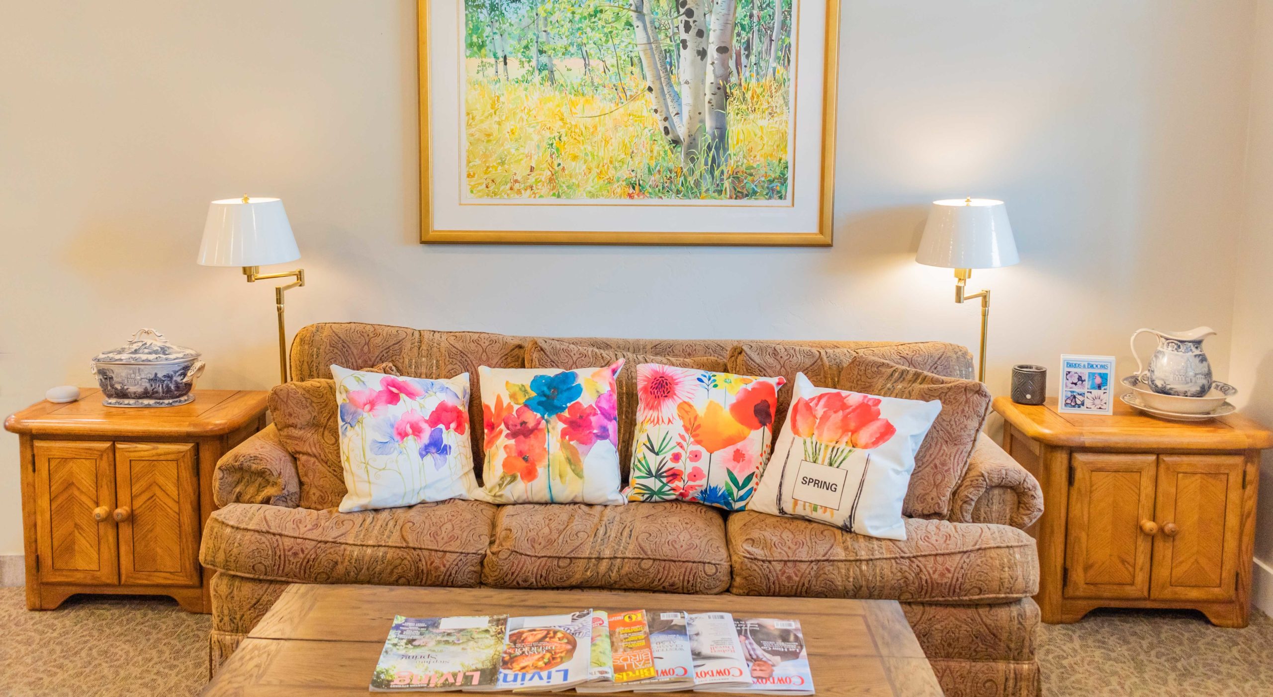 inside couch