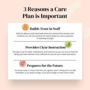 3 reasons a care plan is important